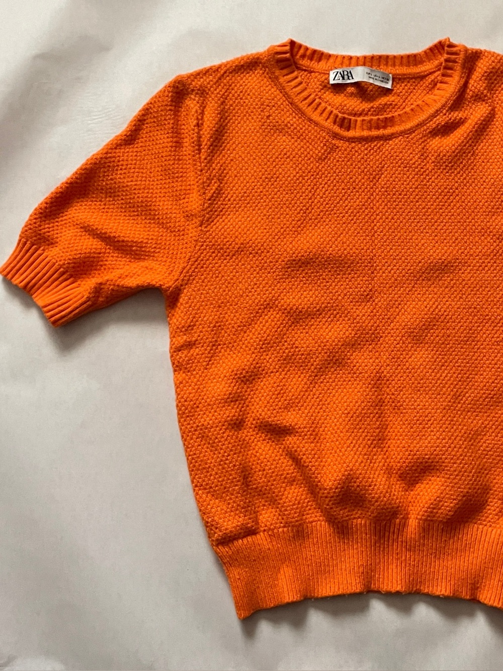 Zara Orange Sweater